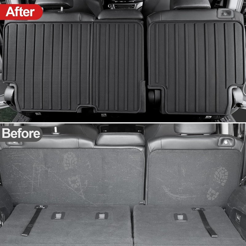 HOUCLEMIC Kick Mats for 2016-2022 Honda Pilot 8 Passengers (No Elite Models) Car Mat Accessories, 2nd Kick Mats for 2022 Honda Pilot Accessories - Image 5